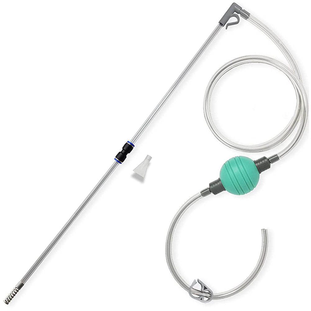 Qpets 2.2m Manual Fish Tank Vacuum Gravel Remove Siphon System Fish Tank Bottom Cleaning System Aquarium Debris & Waste Cleaning System Aquarium Cleaning Tools Qpets 2.2m Manual Fish Tank Vacuum Gravel Remove Siphon System Fish Tank Bottom Cleaning System Aquarium Debris & Waste Cleaning System Aquarium Cleaning Tools